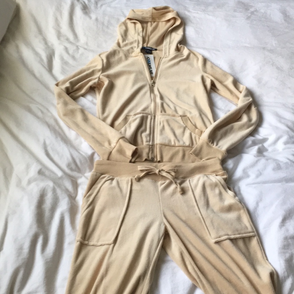 Beige sweatsuit